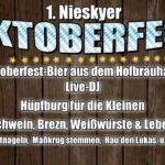O’zapft is… Herzlich Willkommen zu unserem 1. Oktoberfest in Niesky! 