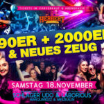 90er & 2000er PARTY auf 2FLOORS am SA 18.11.2023