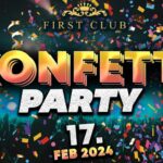 Konfetti Party im First Club